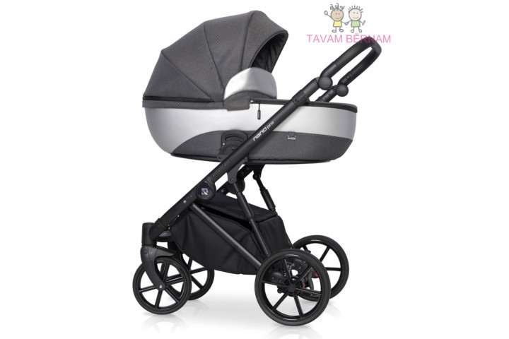 Riko Nano Pro 3-1 02 Onyx, bērnu rati Riko Riko Nano Pro 3-1 02 Onyx, bērnu rati Riko